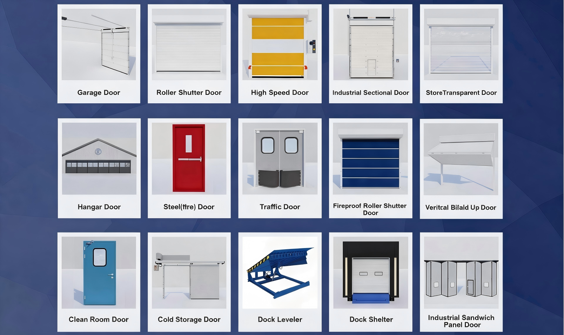 Explore Our Main Industrial Door Solutions
